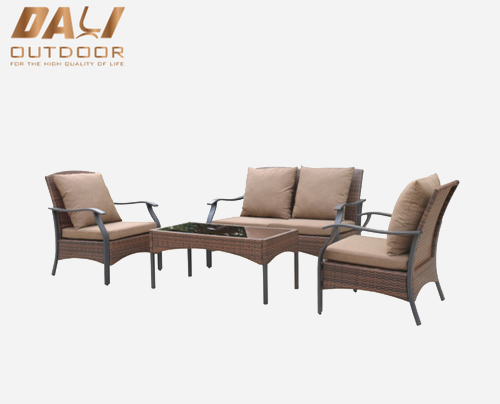 ny modell sofasett samtale loveseat sofa rotting utemøbler