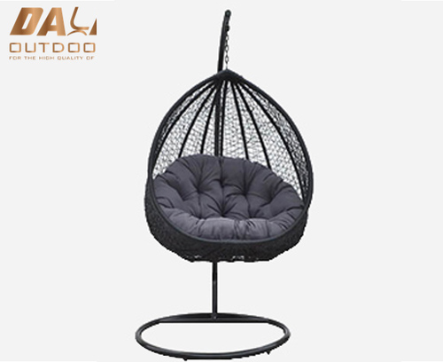 Hot Sell Utendørs Hengende Rotting Egg Stol Fritid Wicker Patio Swing Stol